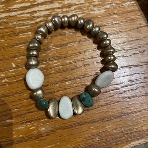 Jasper stone stretch bracelet